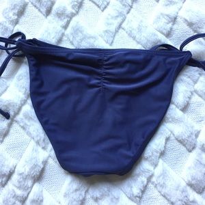 Xhilaration Side ties scrunch bikini bottom